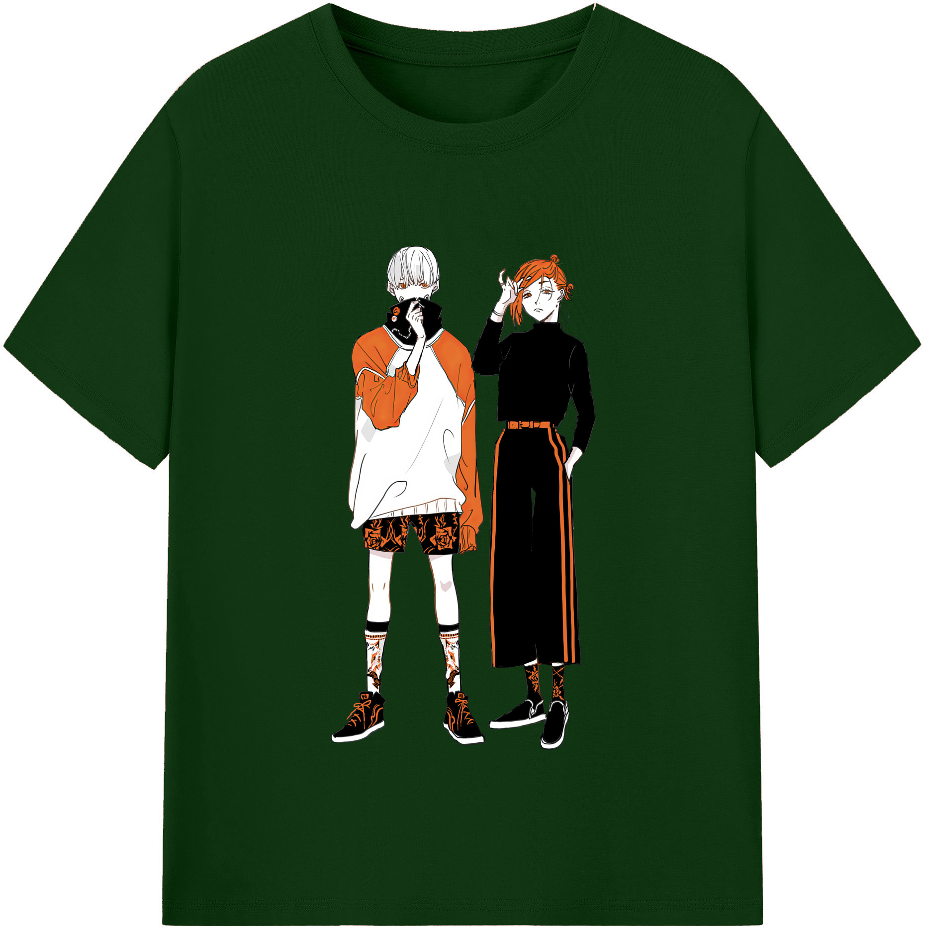 （画像用） 呪術廻戦 Jujutsu Kaisen 綿100％半袖Tシャツ（フロントプリント）